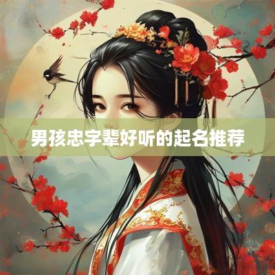 男孩忠字辈好听的起名推荐