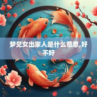 梦见女出家人是什么意思,好不好