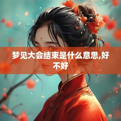 梦见大会结束是什么意思,好不好