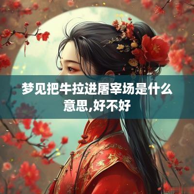 梦见把牛拉进屠宰场是什么意思,好不好