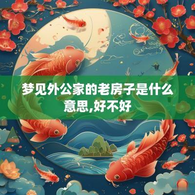 梦见外公家的老房子是什么意思,好不好