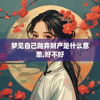 梦见自己抛弃财产是什么意思,好不好