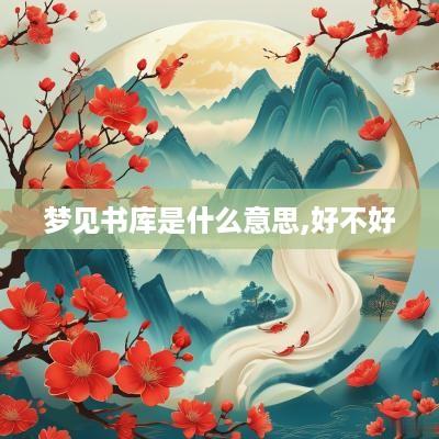 梦见书库是什么意思,好不好