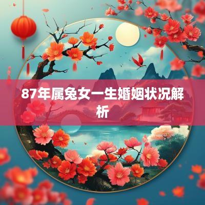 87年属兔女一生婚姻状况解析