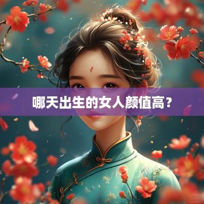 哪天出生的女人颜值高？