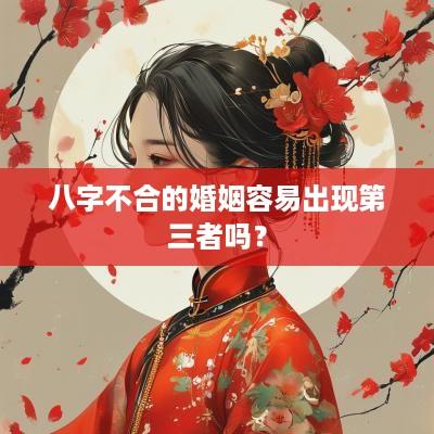 八字不合的婚姻容易出现第三者吗？