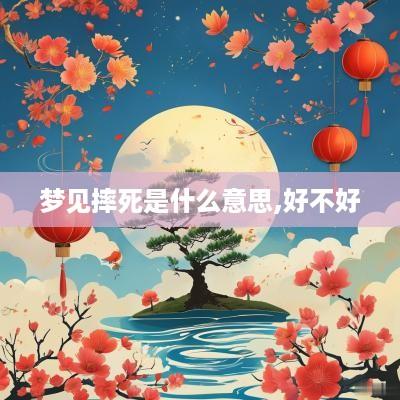 梦见摔死是什么意思,好不好