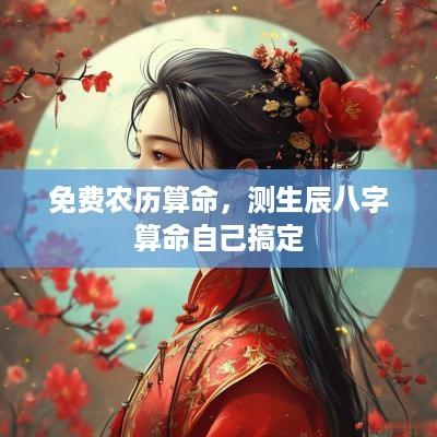 免费农历算命，测生辰八字算命自己搞定