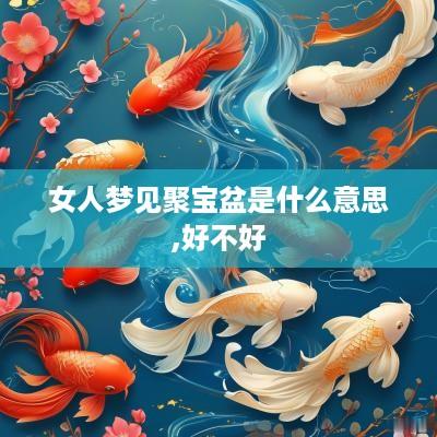 女人梦见聚宝盆是什么意思,好不好