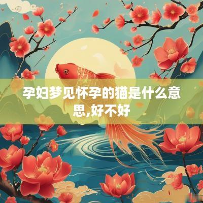 孕妇梦见怀孕的猫是什么意思,好不好