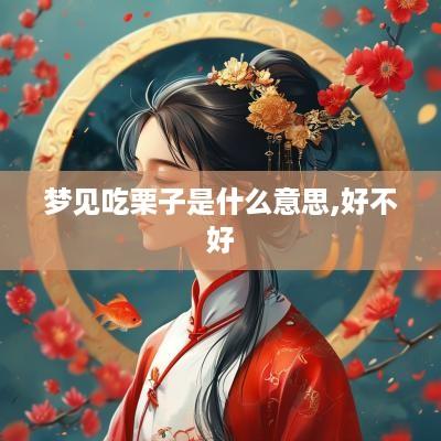 梦见吃栗子是什么意思,好不好