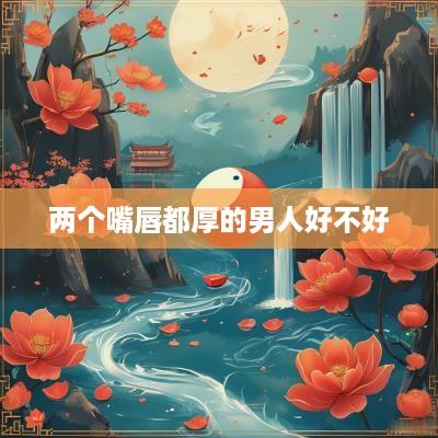 两个嘴唇都厚的男人好不好