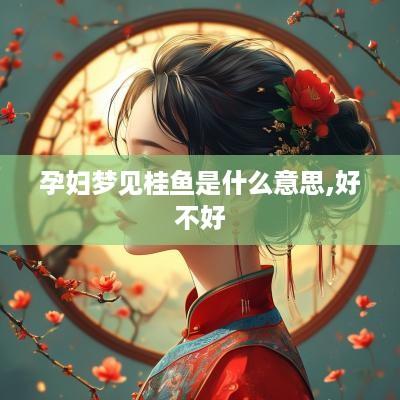孕妇梦见桂鱼是什么意思,好不好