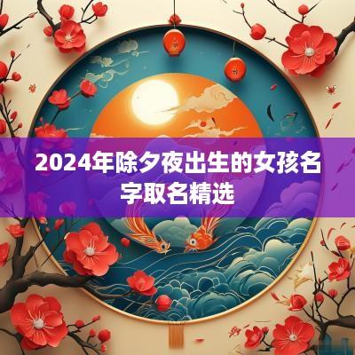 2025年除夕夜出生的女孩名字取名精选