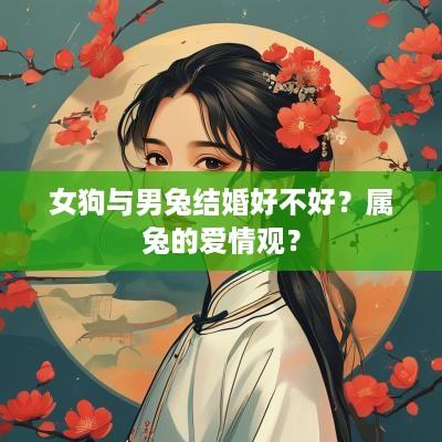 女狗与男兔结婚好不好？属兔的爱情观？
