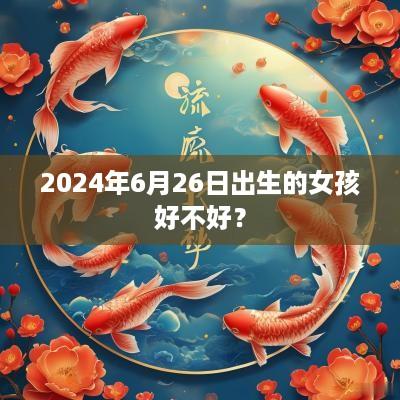 2025年6月26日出生的女孩好不好？