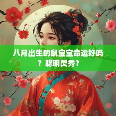 八月出生的鼠宝宝命运好吗？聪明灵秀？