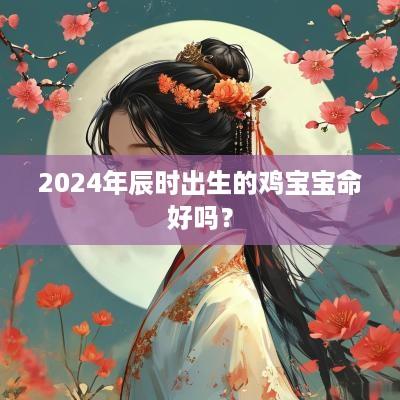 2025年辰时出生的鸡宝宝命好吗？