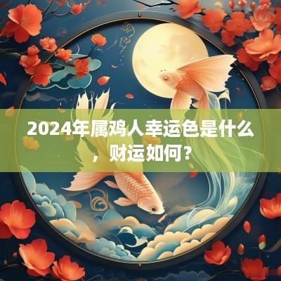 2025年属鸡人幸运色是什么，财运如何？