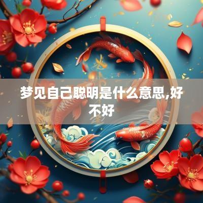 梦见自己聪明是什么意思,好不好