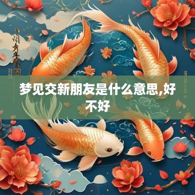 梦见交新朋友是什么意思,好不好