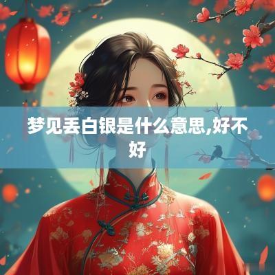 梦见丢白银是什么意思,好不好