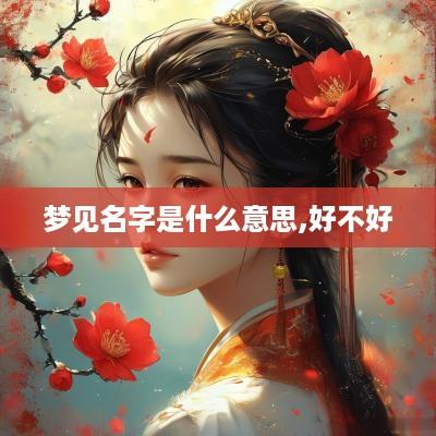 梦见名字是什么意思,好不好
