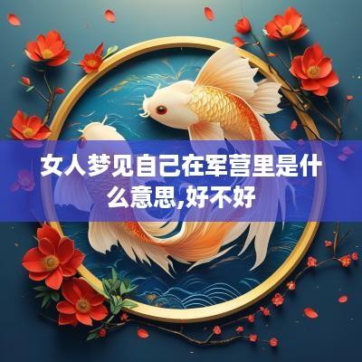 女人梦见自己在军营里是什么意思,好不好