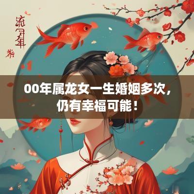 00年属龙女一生婚姻多次，仍有幸福可能！