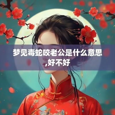 梦见毒蛇咬老公是什么意思,好不好