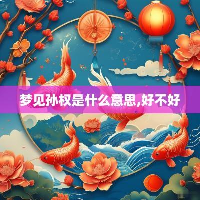 梦见孙权是什么意思,好不好