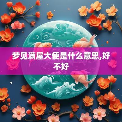 梦见满屋大便是什么意思,好不好
