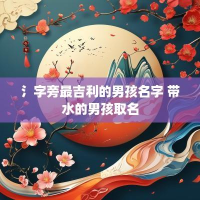 氵字旁最吉利的男孩名字 带水的男孩取名