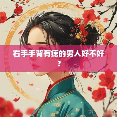 右手手背有痣的男人好不好？