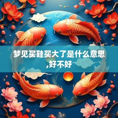 梦见买鞋买大了是什么意思,好不好
