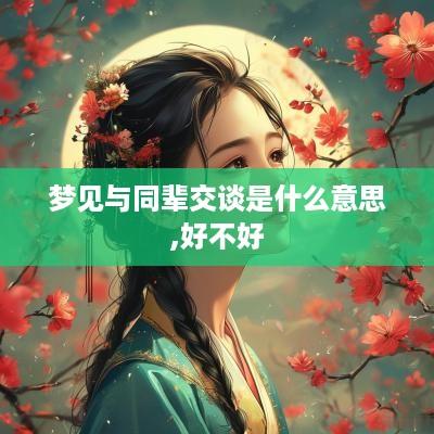 梦见与同辈交谈是什么意思,好不好