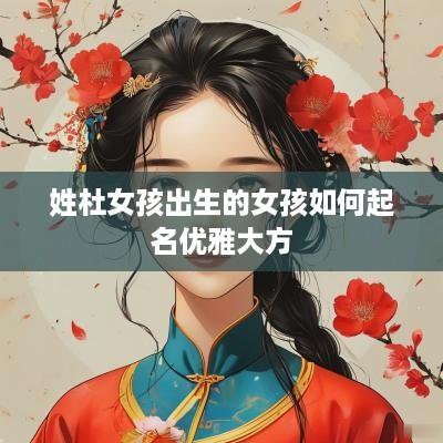 姓杜女孩出生的女孩如何起名优雅大方