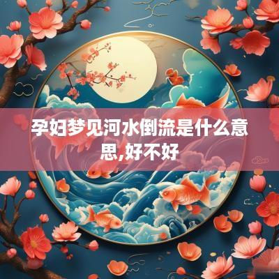 孕妇梦见河水倒流是什么意思,好不好