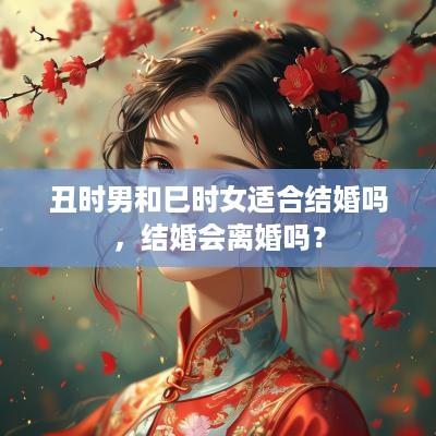 丑时男和巳时女适合结婚吗，结婚会离婚吗？