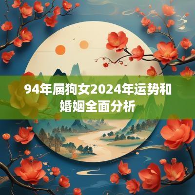 94年属狗女2025年运势和婚姻全面分析