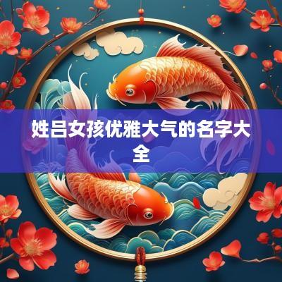 姓吕女孩优雅大气的名字大全