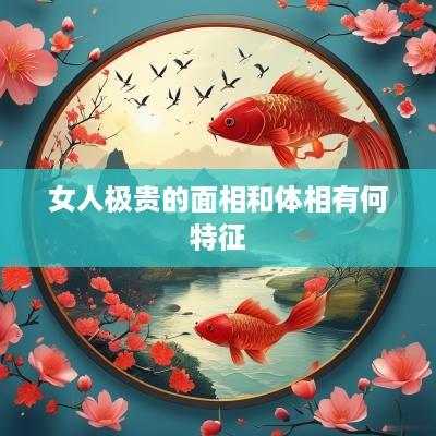 女人极贵的面相和体相有何特征