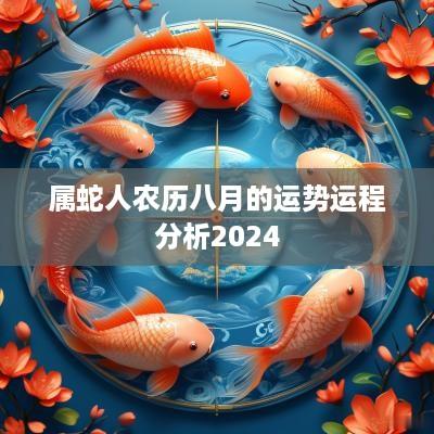 属蛇人农历八月的运势运程分析2025