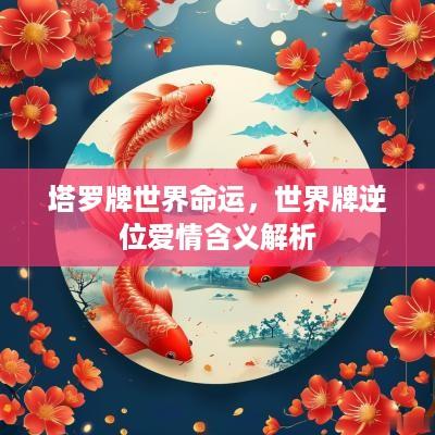 塔罗牌世界命运，世界牌逆位爱情含义解析