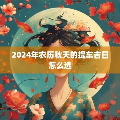 2025年农历秋天的提车吉日怎么选