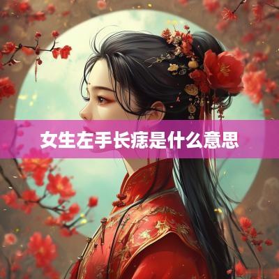 女生左手长痣是什么意思