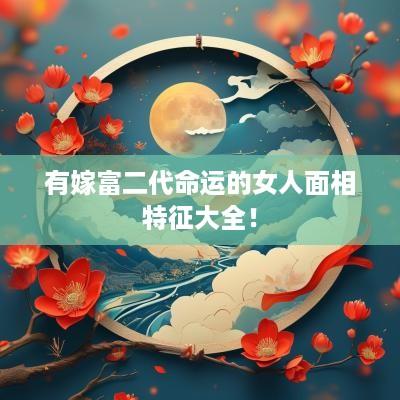 有嫁富二代命运的女人面相特征大全！