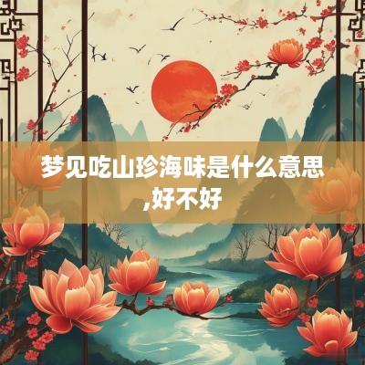 梦见吃山珍海味是什么意思,好不好