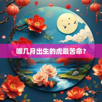 哪几月出生的虎最苦命？