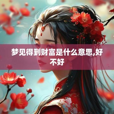 梦见得到财富是什么意思,好不好